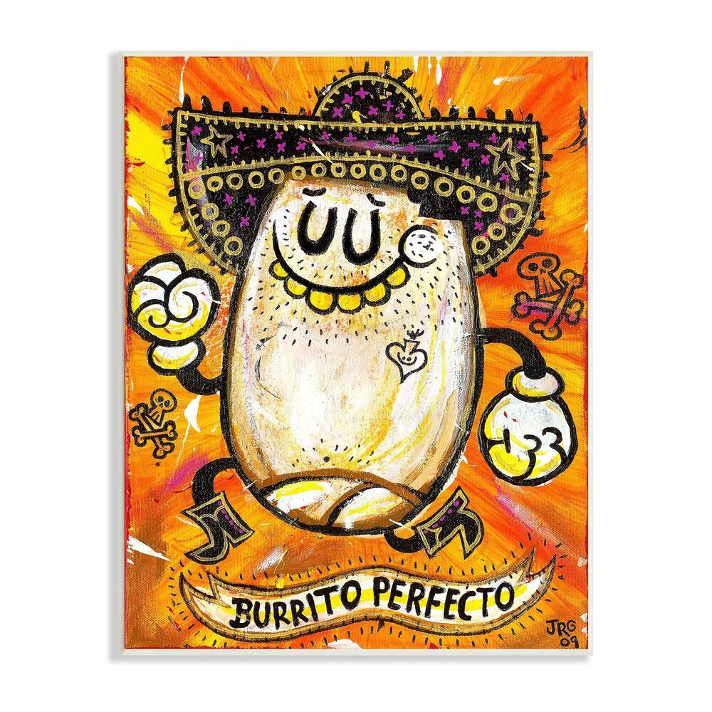 3315 Lively Pop Style Burrito Contemporary Sombrero Hat, Design by Jorge R.